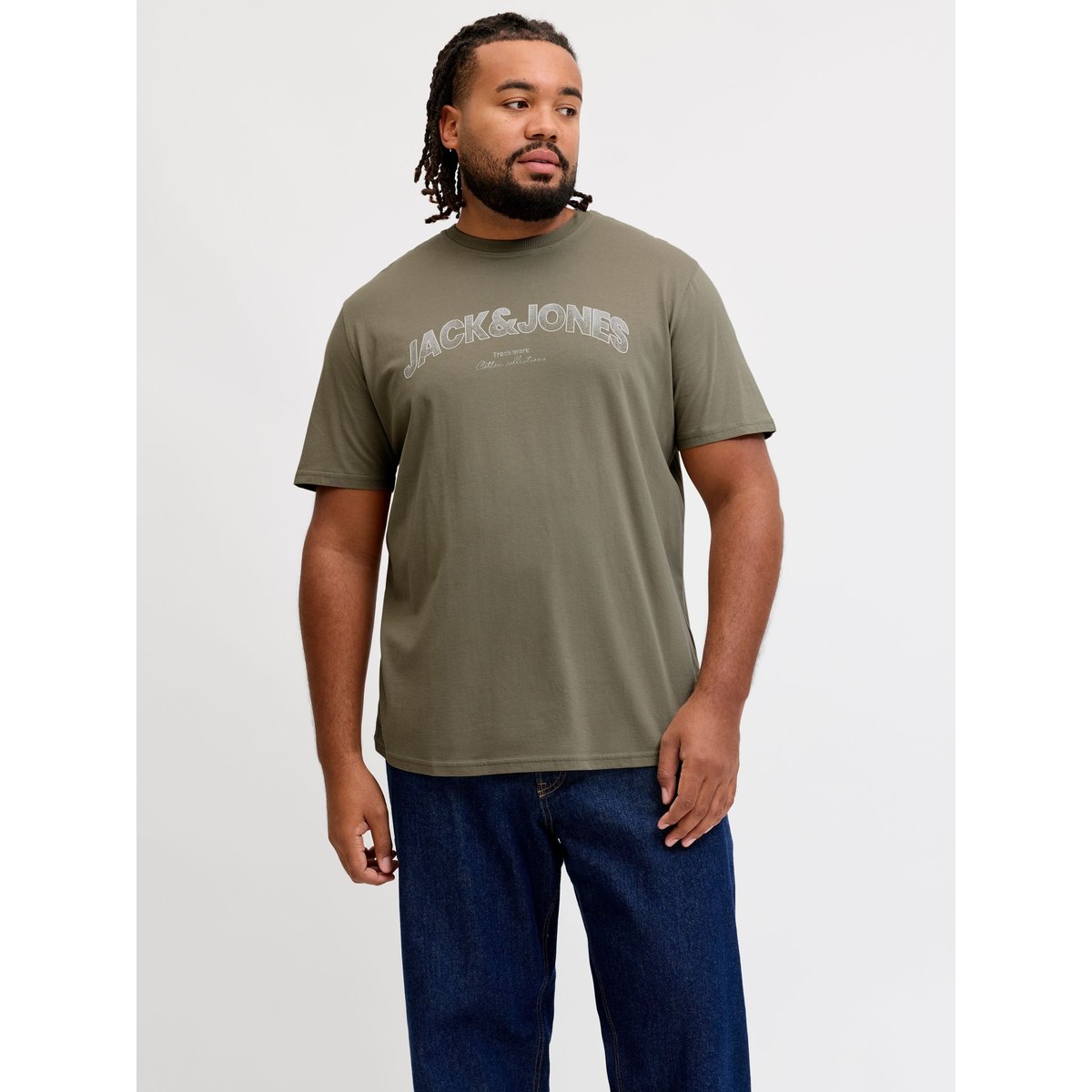 T-Shirt vetiver, JACK & JONES