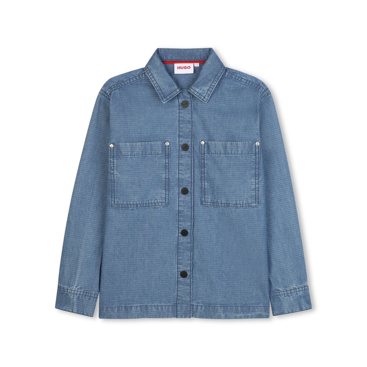 Chemise en denim stone, HUGO KIDSWEAR
