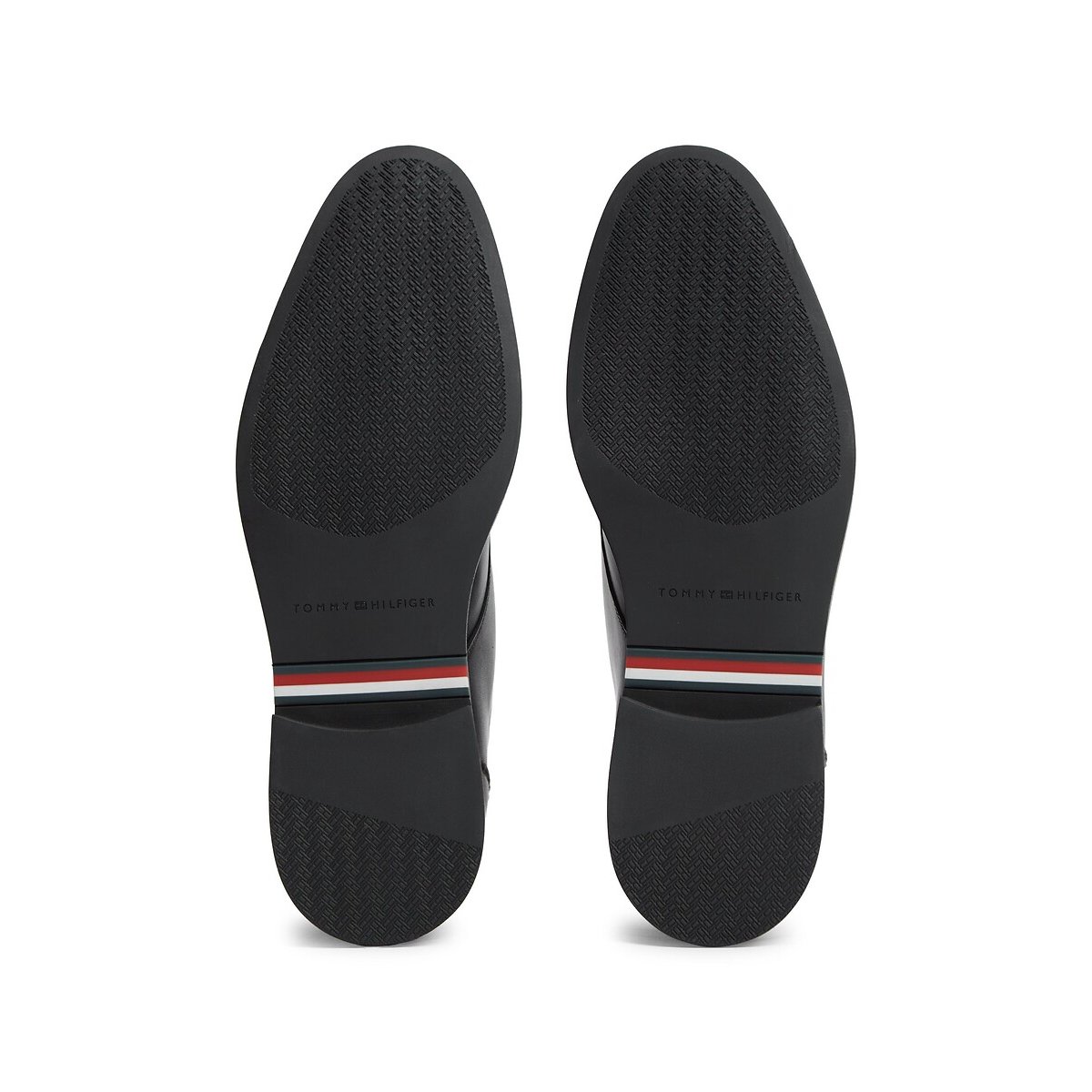 Derbies de cano subido, em pele preto , TOMMY HILFIGER