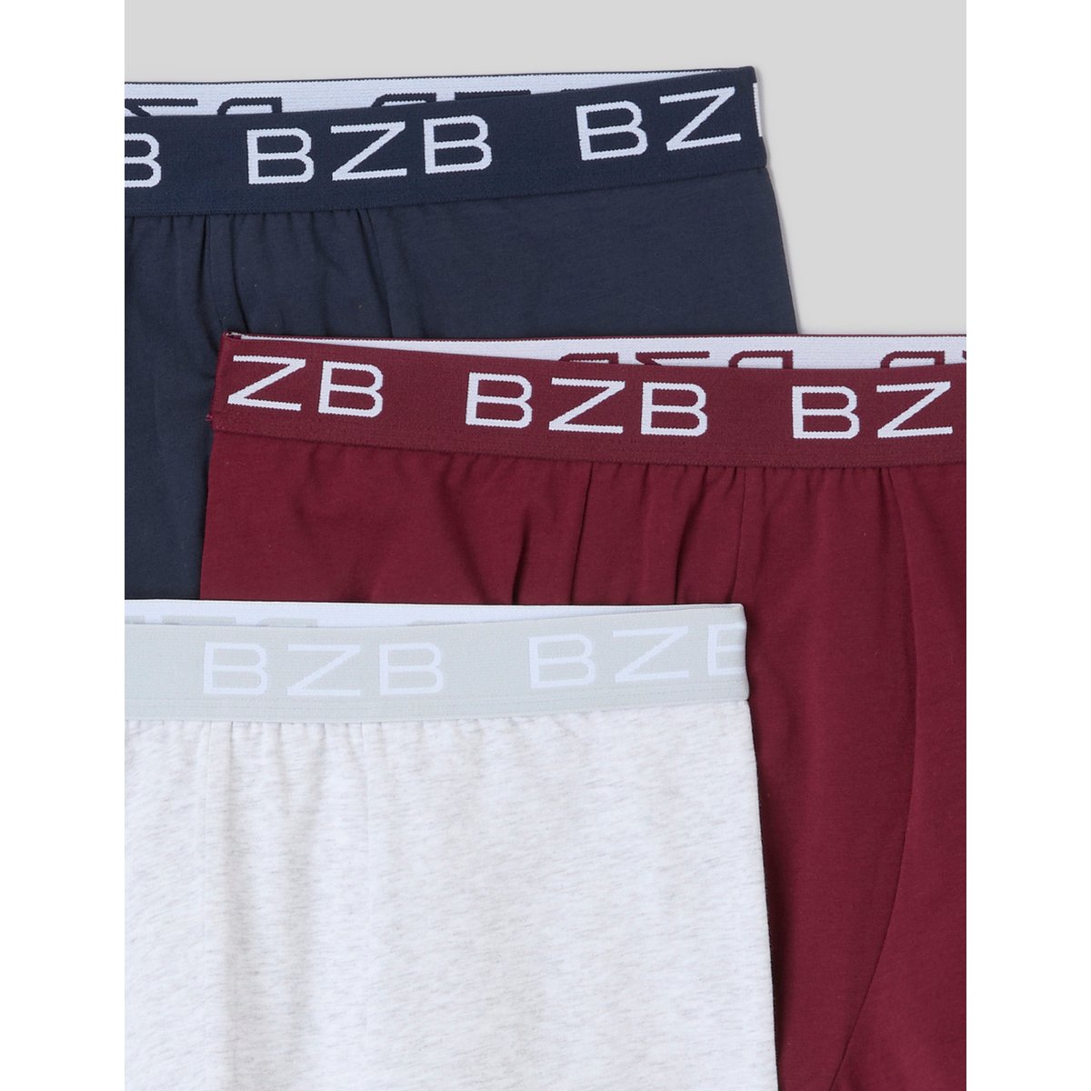 Lot de 3 boxers bordeaux, BZB