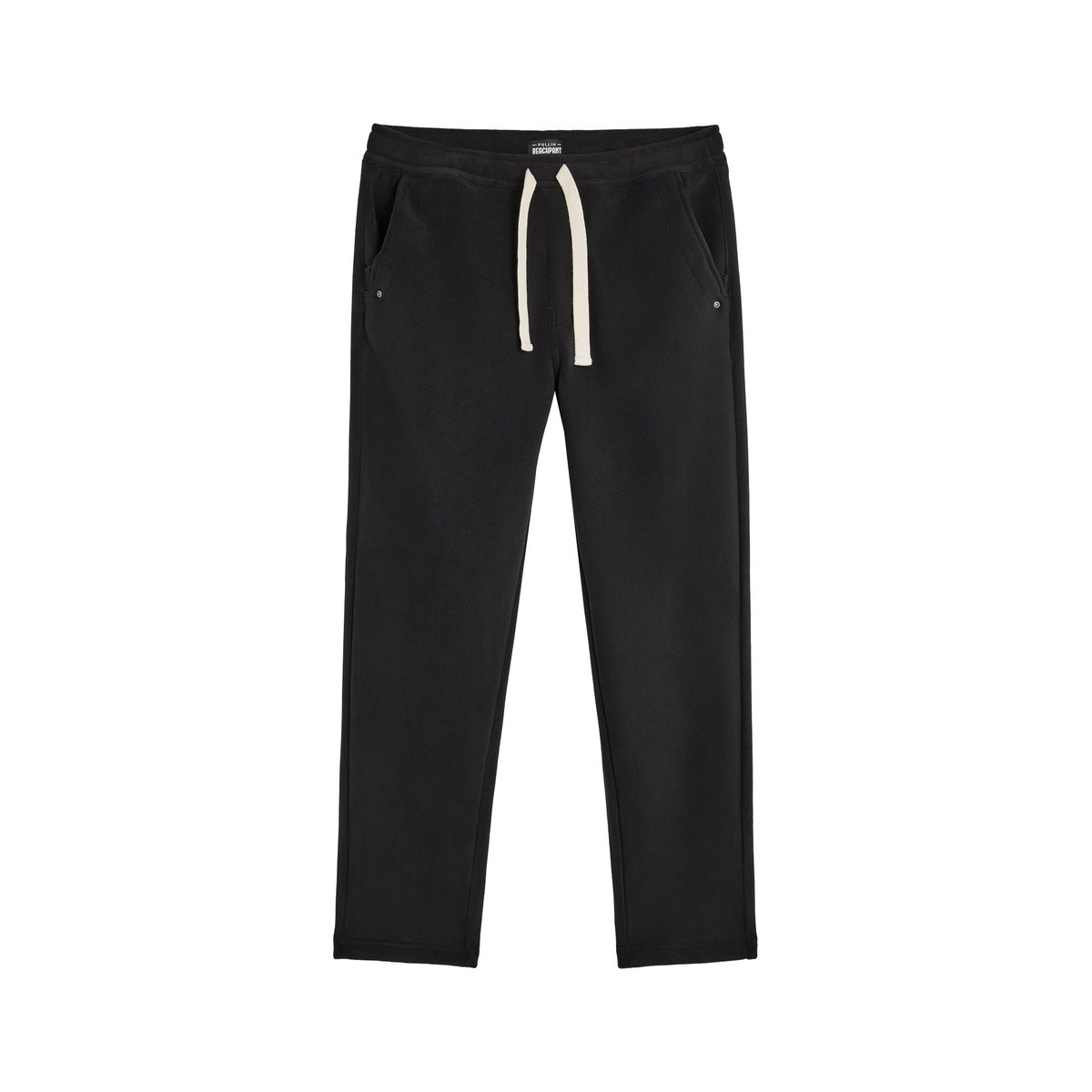 PANTALON LOOSE POLAIRE BLACK noir, PULLIN