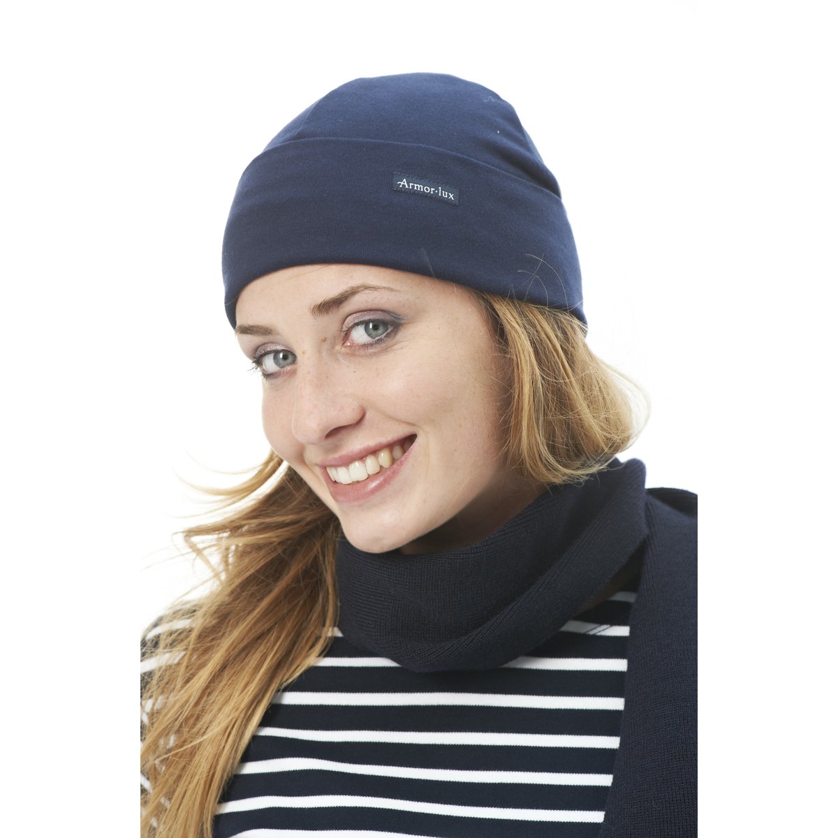 Bonnet uni en coton TRÉGUIER navire, ARMOR-LUX