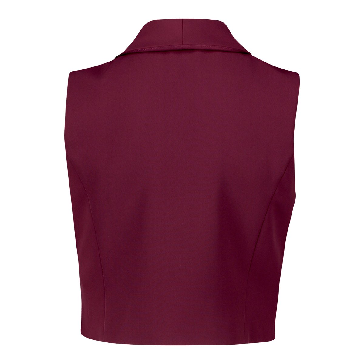 Veste sans manches d'été à col deep dahlia, VERA MONT