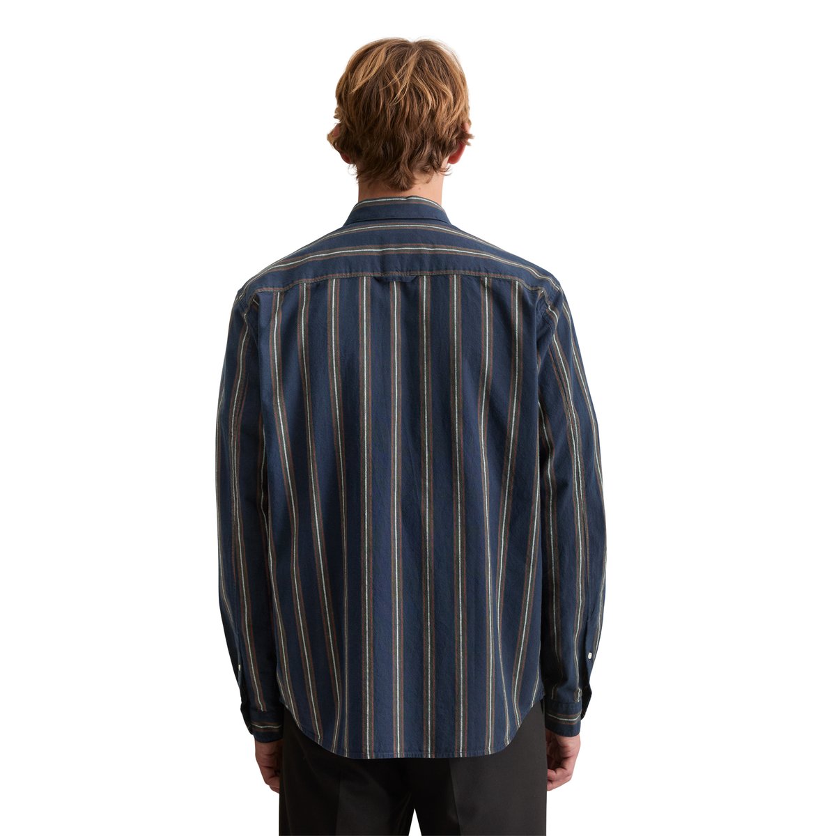 Chemise regular avec des rayures multicolores bleu foncé, MARC O’POLO DENIM