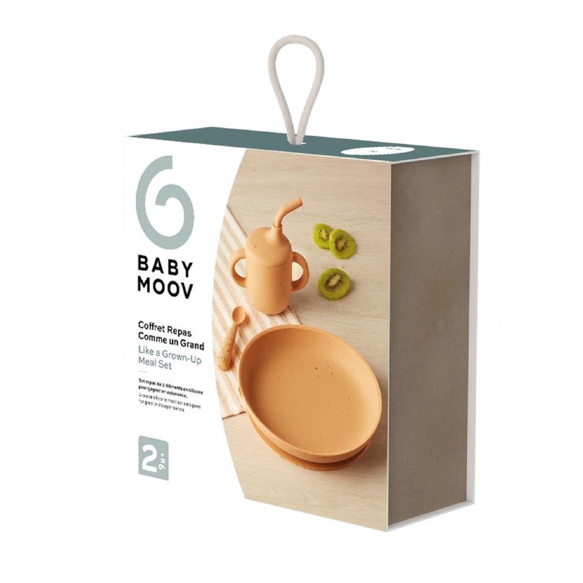 Coffret repas enfant Comme un grand orange, BABYMOOV