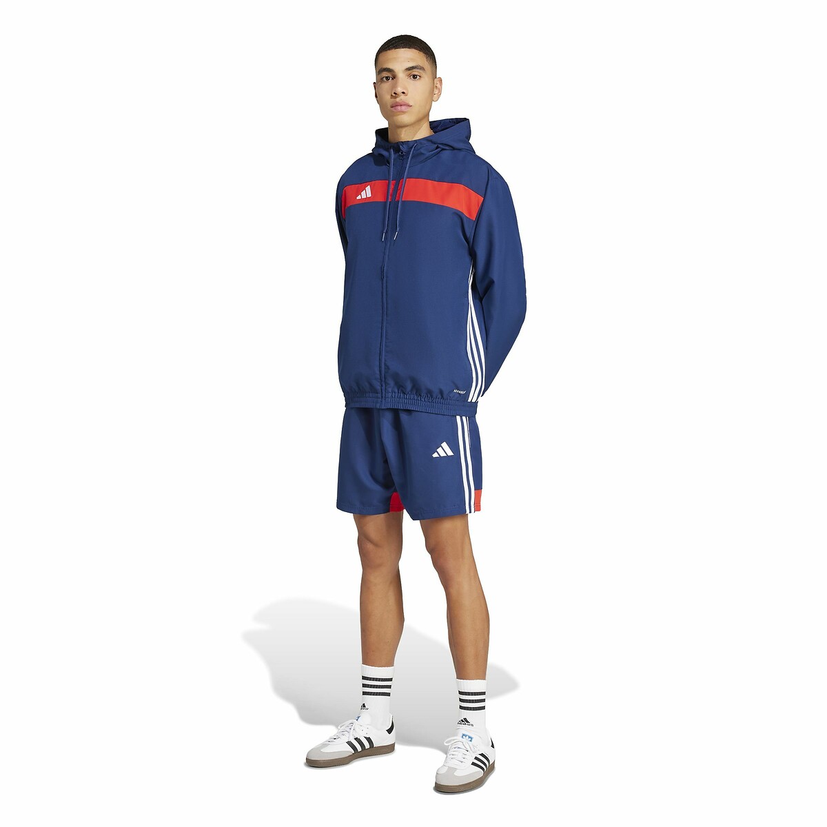 Short toile Tiro 25 Essentials bleu, adidas Performance