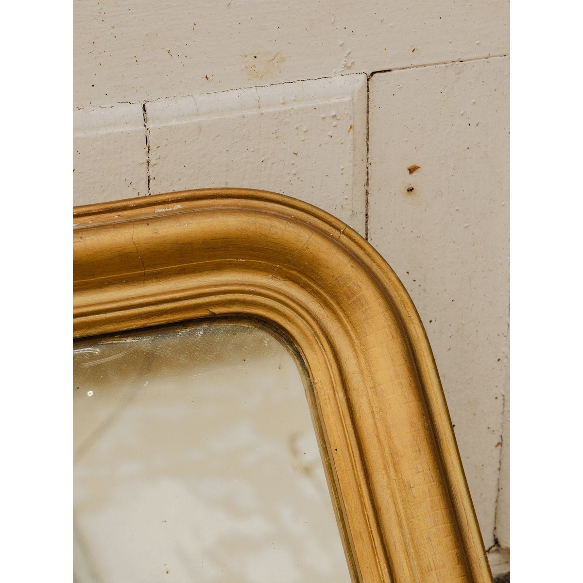 Miroir Louis-Philippe en bois doré Georges N°1499 - Bon état doré, DEBONGOUT