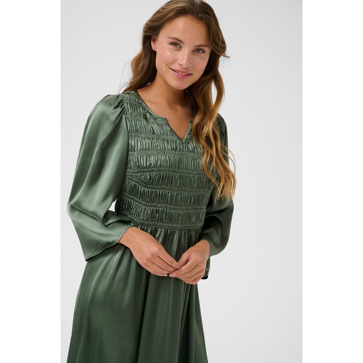 Dress vert balsam green, KAFFE