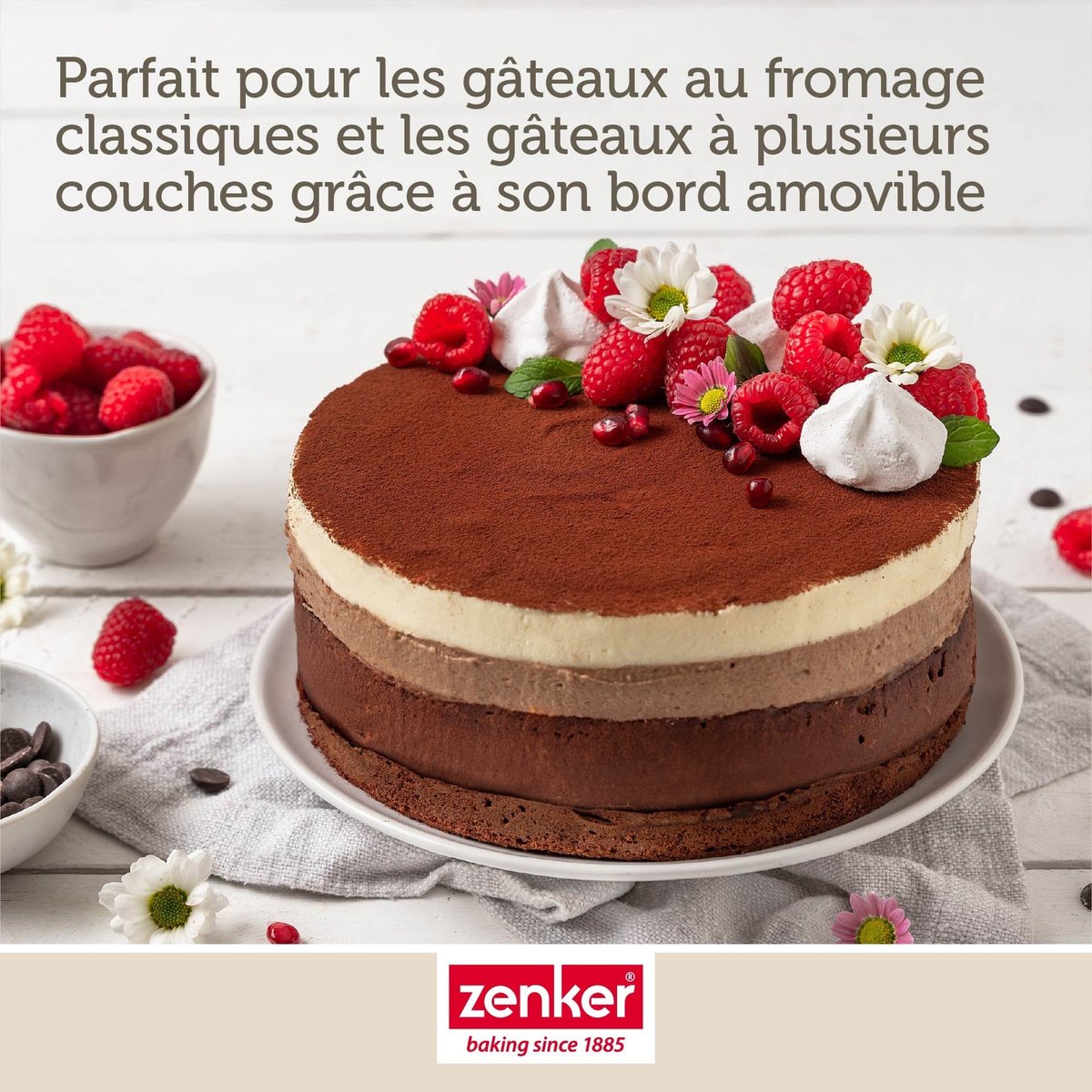 Moule à manqué à charnière 28 cm PERFECTBACK+ noir, ZENKER