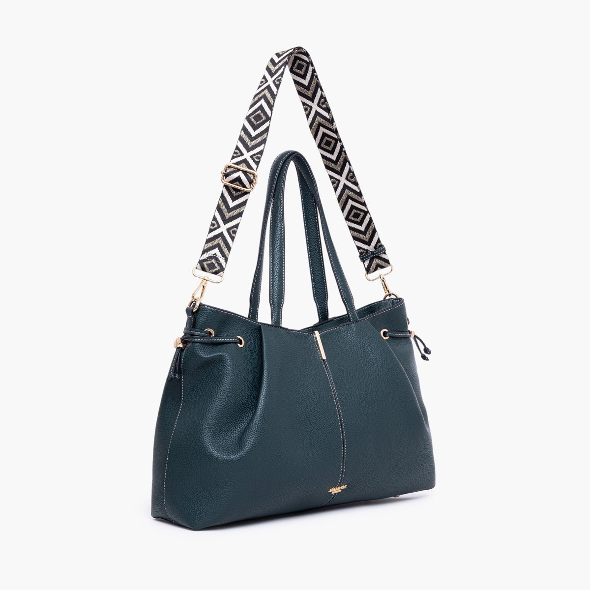 Grand sac shopper foncé Taloum L doré,vert, LOLLIPOPS