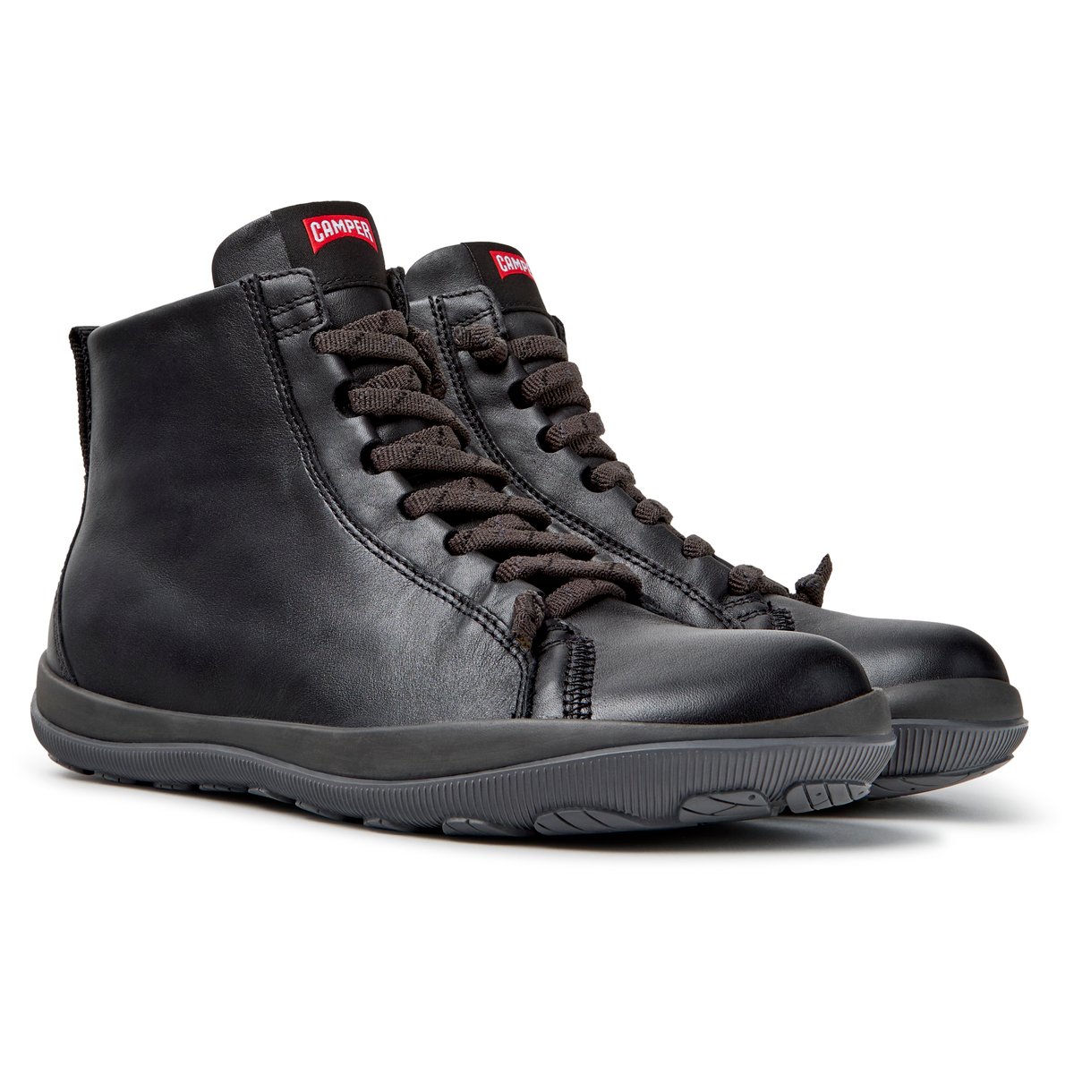 Baskets Peu Pista GM Smooth Leather noir 034, CAMPER