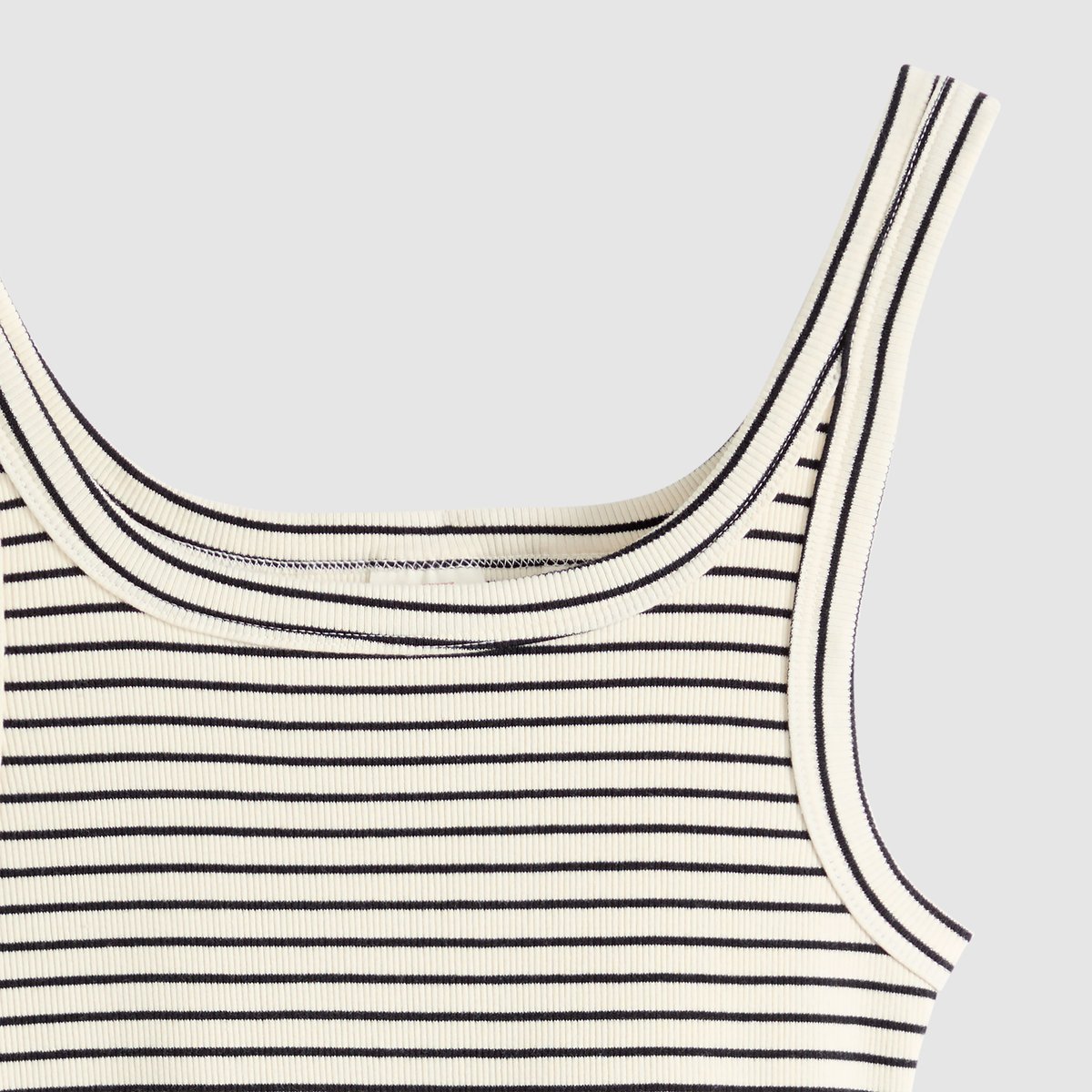 Débardeur maille côtelée Essential beige - may stripe seedpearl, LEVI'S