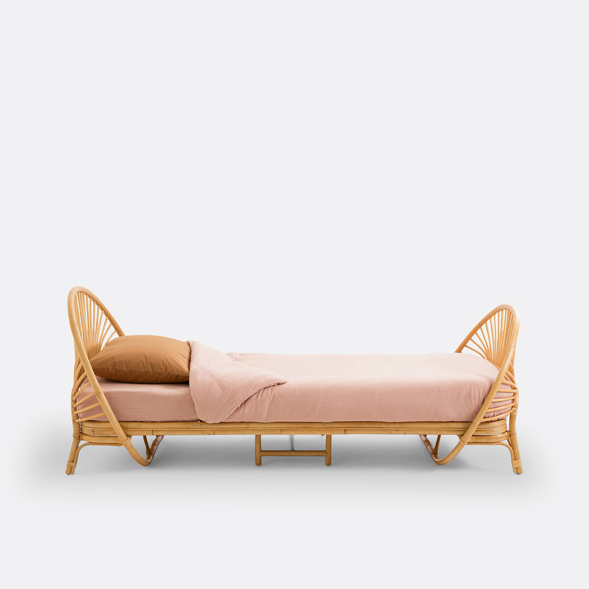 Sielo Rattan Bed natural rattan, LA REDOUTE INTERIEURS