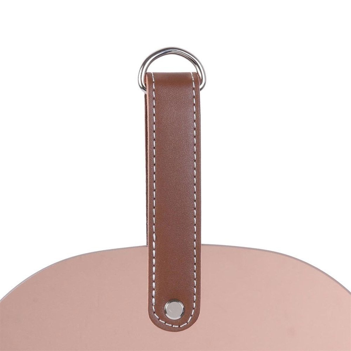 Miroir Cuivre Rose Avec Anse Trapèze rose, DECORATIE