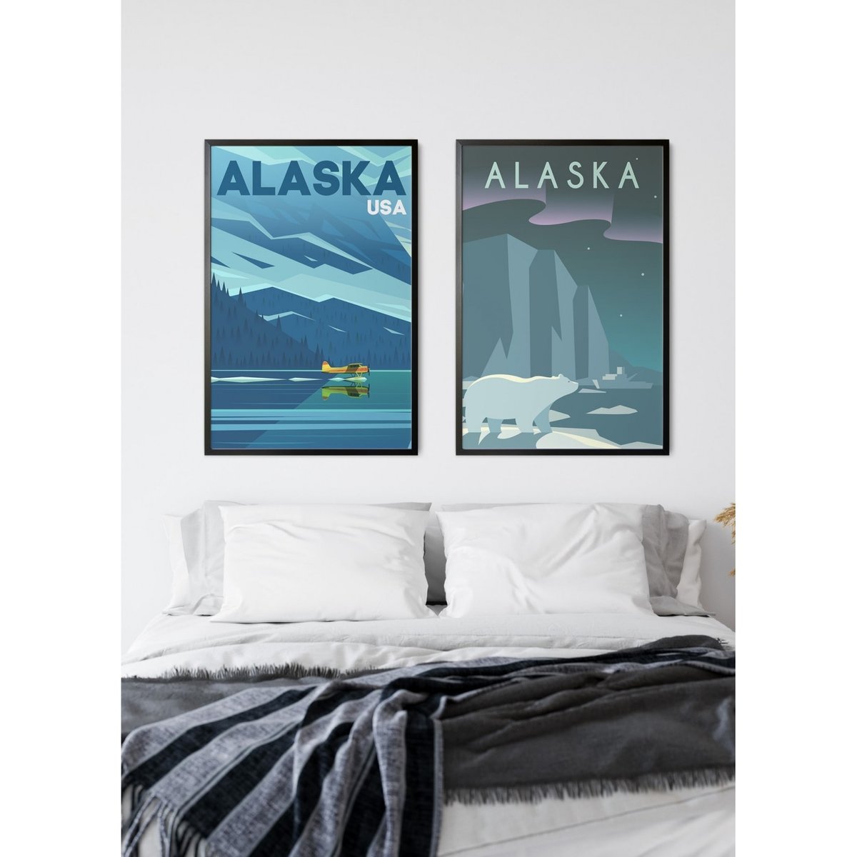 Affiche Alaska 2 blanc, L'AFFICHERIE