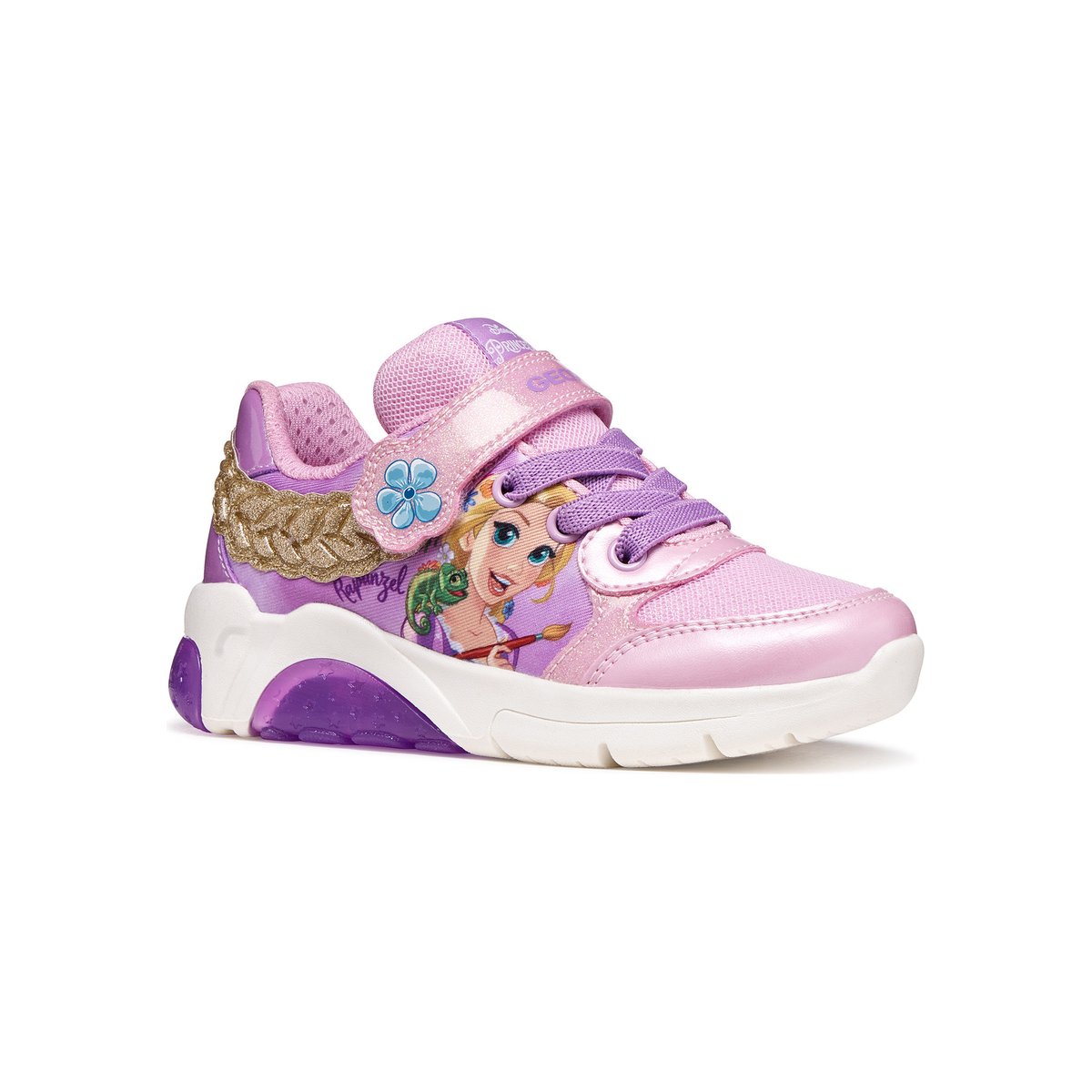 Baskets Disney  J FADINLIGHT rose/lilas foncé, GEOX