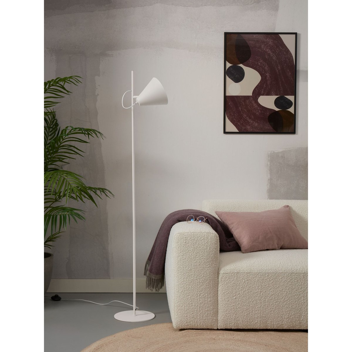 Lampadaire Le fer LISBON blanc, IT'S ABOUT ROMI