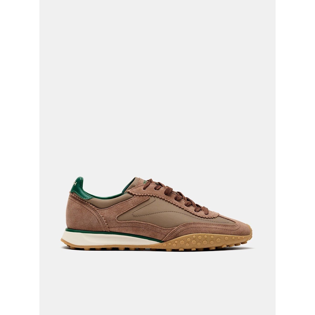 Sneakers van gemengde materialen BRIDGE MKII BROWN kastanje, HOFF