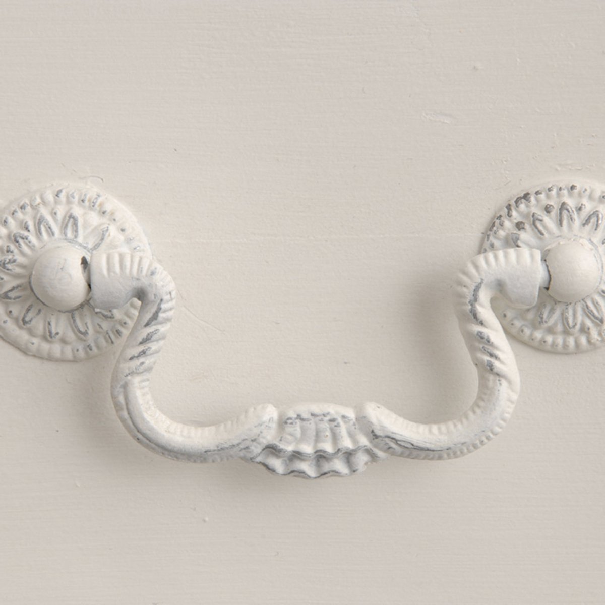 Commode 3 Tiroirs Cassé En Acajou Apolline blanc, AMADEUS