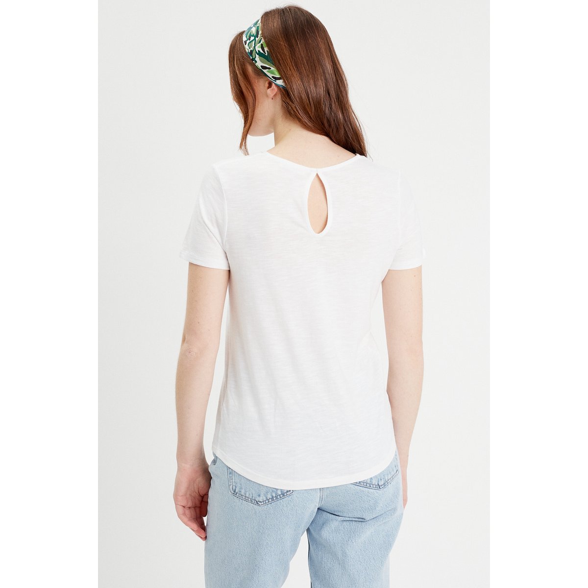 T-shirt manches courtes blanc, CACHE CACHE