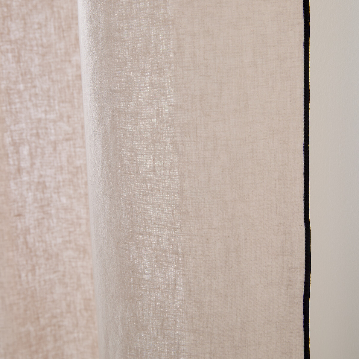 Lincot Linen/Cotton Eyelet Curtain natural, LA REDOUTE INTERIEURS