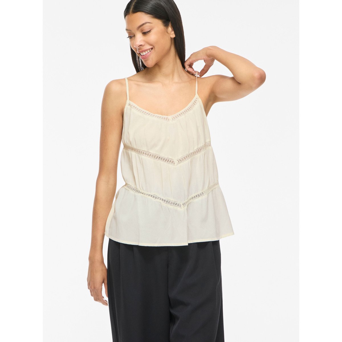 Top À Bretelles beige - birch1, VILA