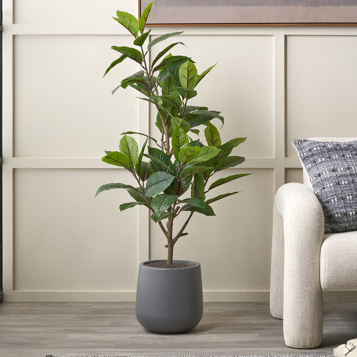 130cm Magnolia Tree in Pot green/grey, ÉDITÉ