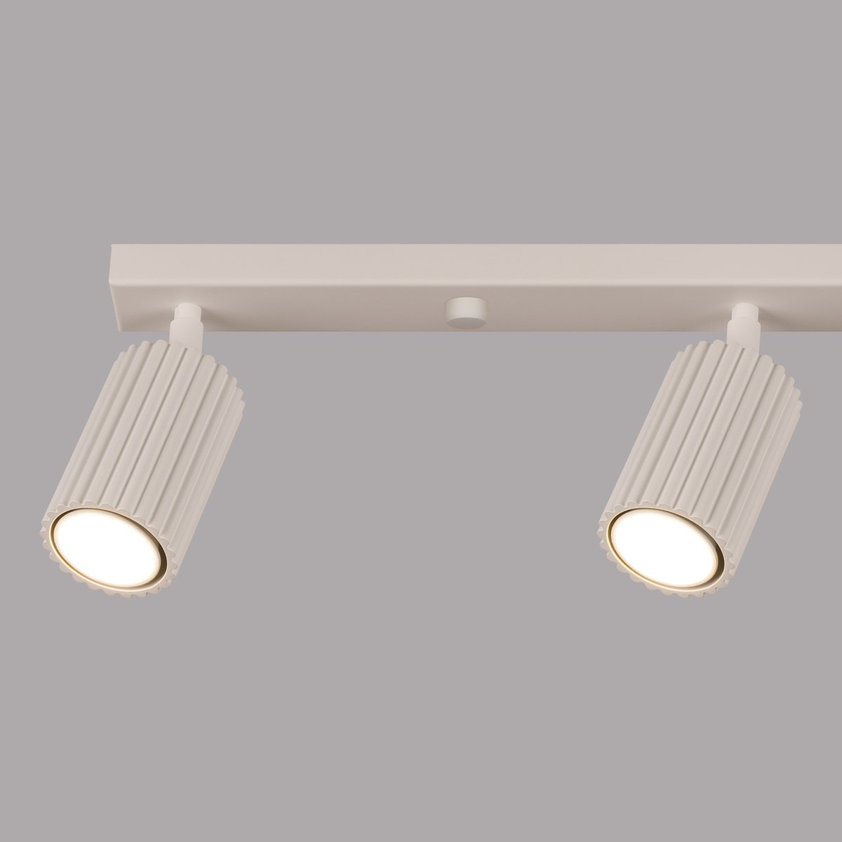Plafonnier Aluminium Beige GU10 4 Karbon Line beige, EDEN