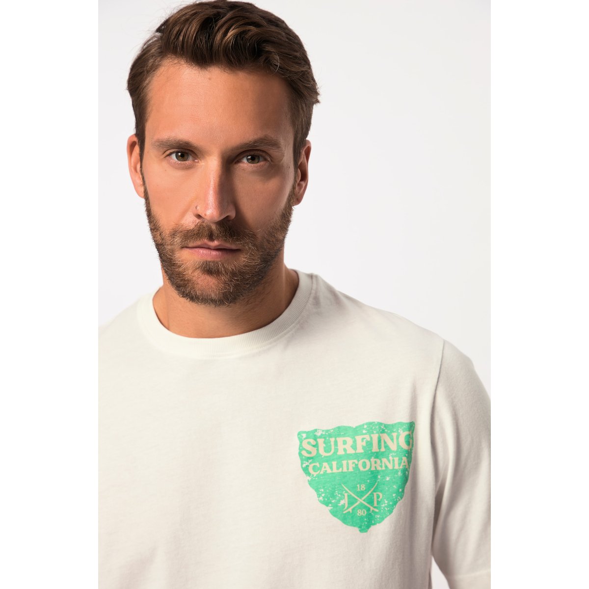 T-shirt manches courtes blanc cassé, JP1880
