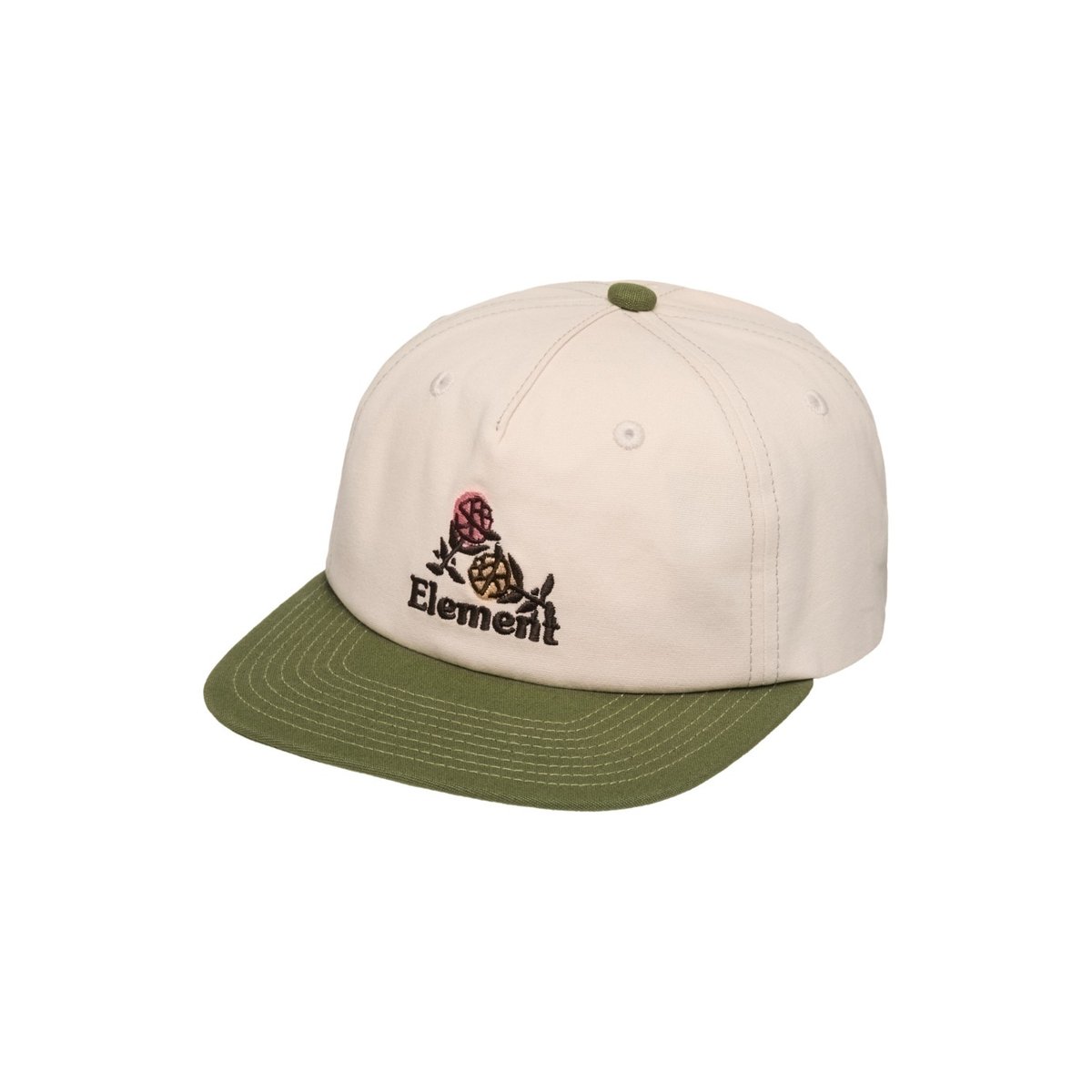 Casquette FLOWER POOL beige oat milk, ELEMENT