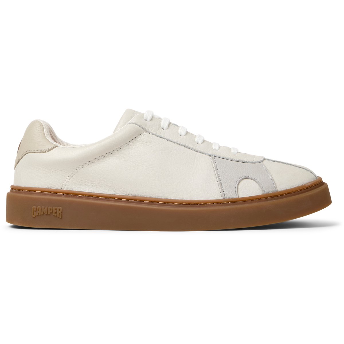 Baskets Runner Twentyfive Twins Smooth Leather blanc naturel 004, CAMPER