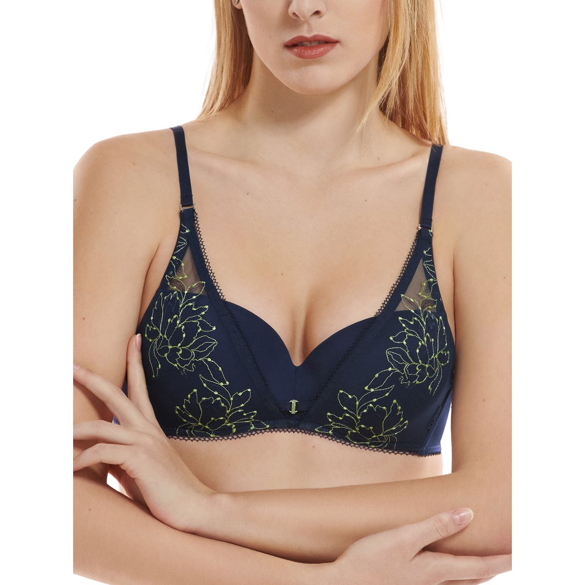 Soutien-gorge préformé multipositions Jive bleu, LISCA