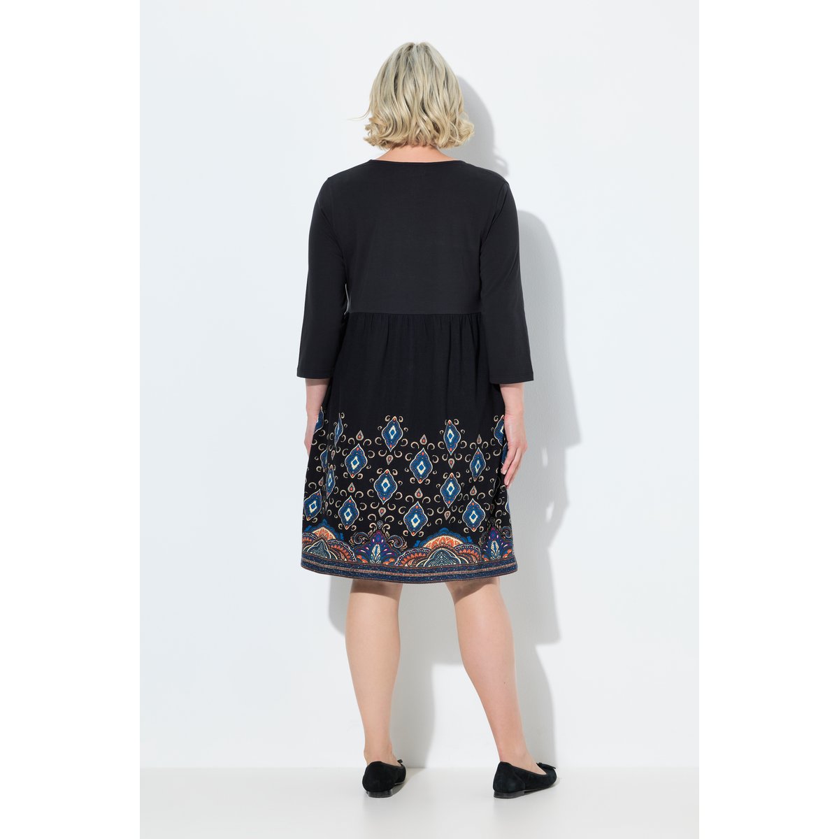 Robe en jersey noir, ULLA POPKEN