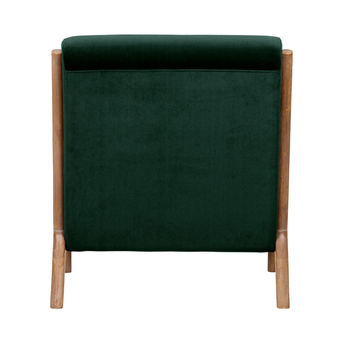 Fauteuil en velours MARK vert forêt, WOOOD