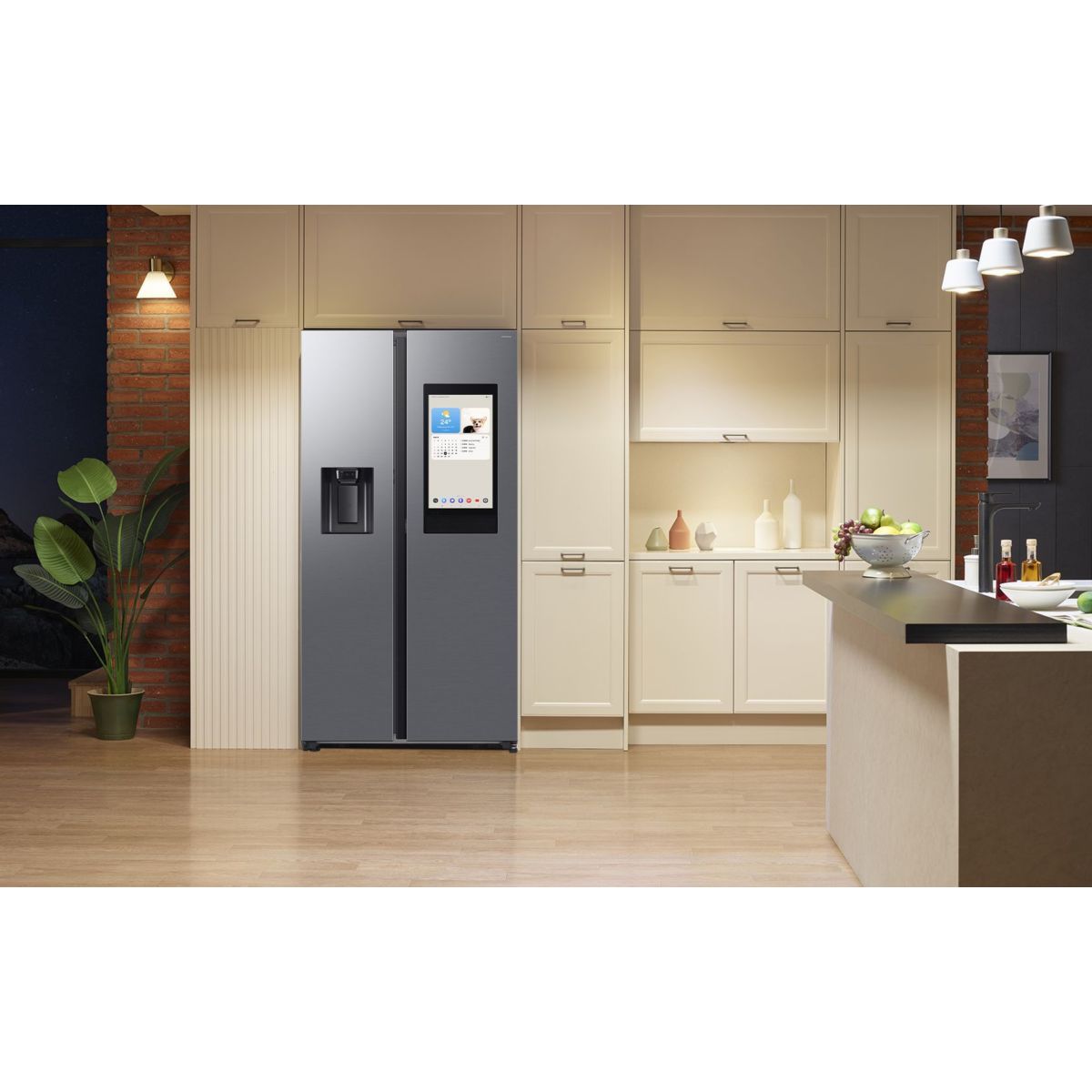 Réfrigérateur Américain RS90F66BET Bespoke AI Family inox, SAMSUNG