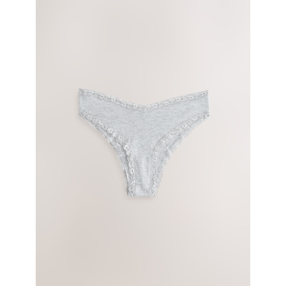 Culotte en dentelle et coton, lot de 4 noir/crème, NEXT