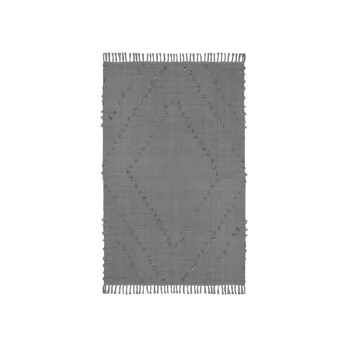 Tapis en coton, NOOS bleu-gris, NOW'S HOME
