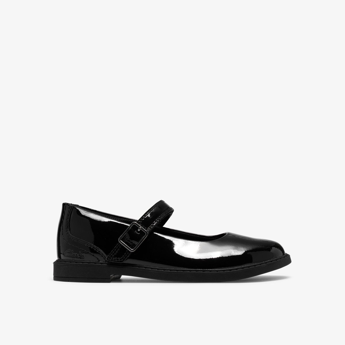 Ballerines Cuir Coupe Large SAMI WALK O noir, CLARKS