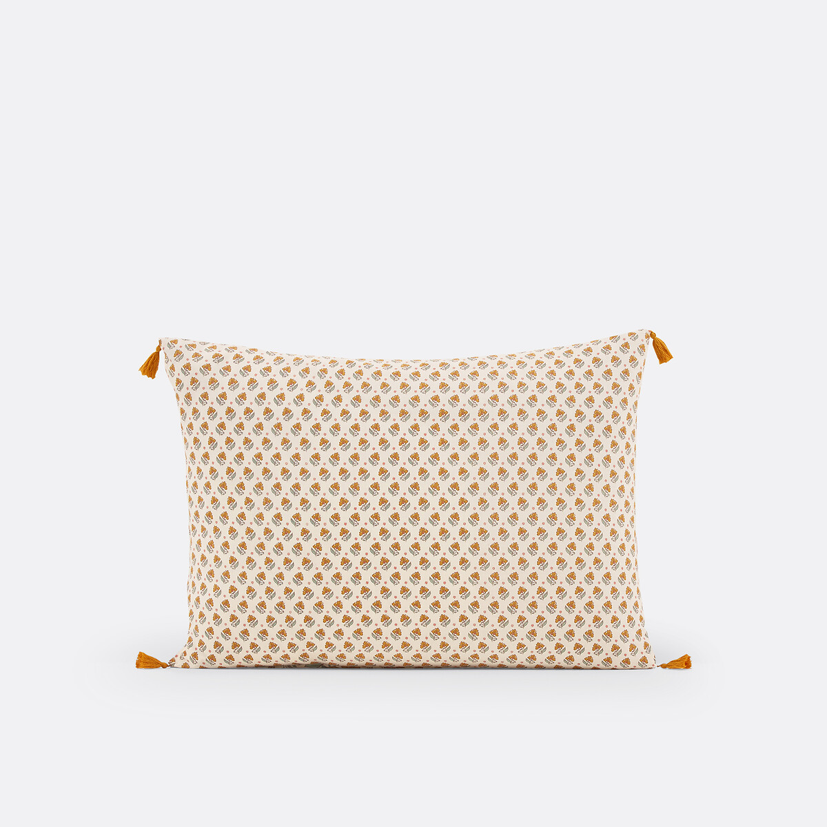 Funda de almohada de algodón, Bertille estampado rosa, LA REDOUTE INTERIEURS