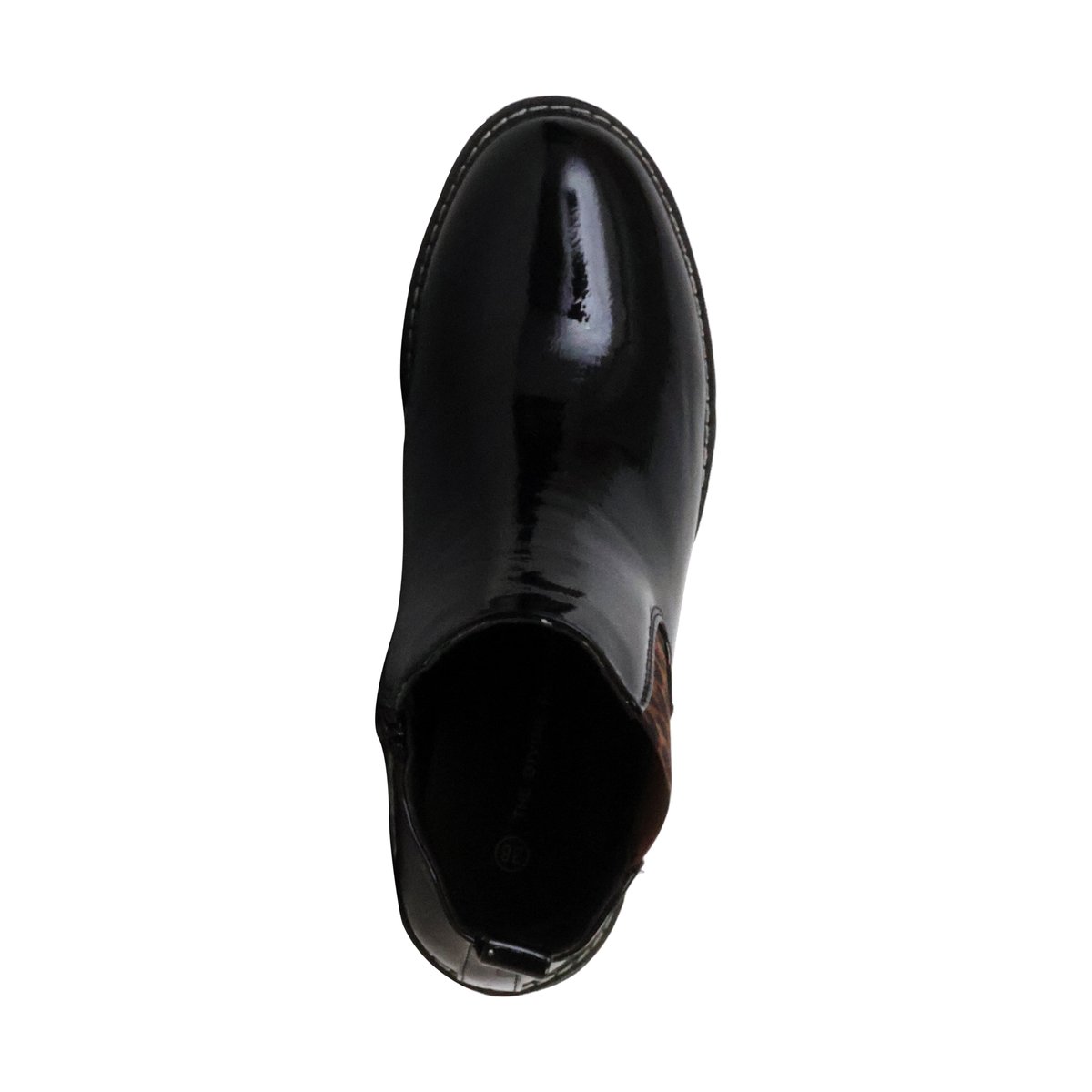 Bottines à Zip noir/léopard, THE DIVINE FACTORY