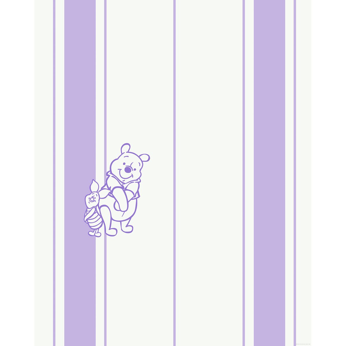 Papier peint Komar - Winnie the Pooh Gentle - 200 x 250 cm violet, HEXOA