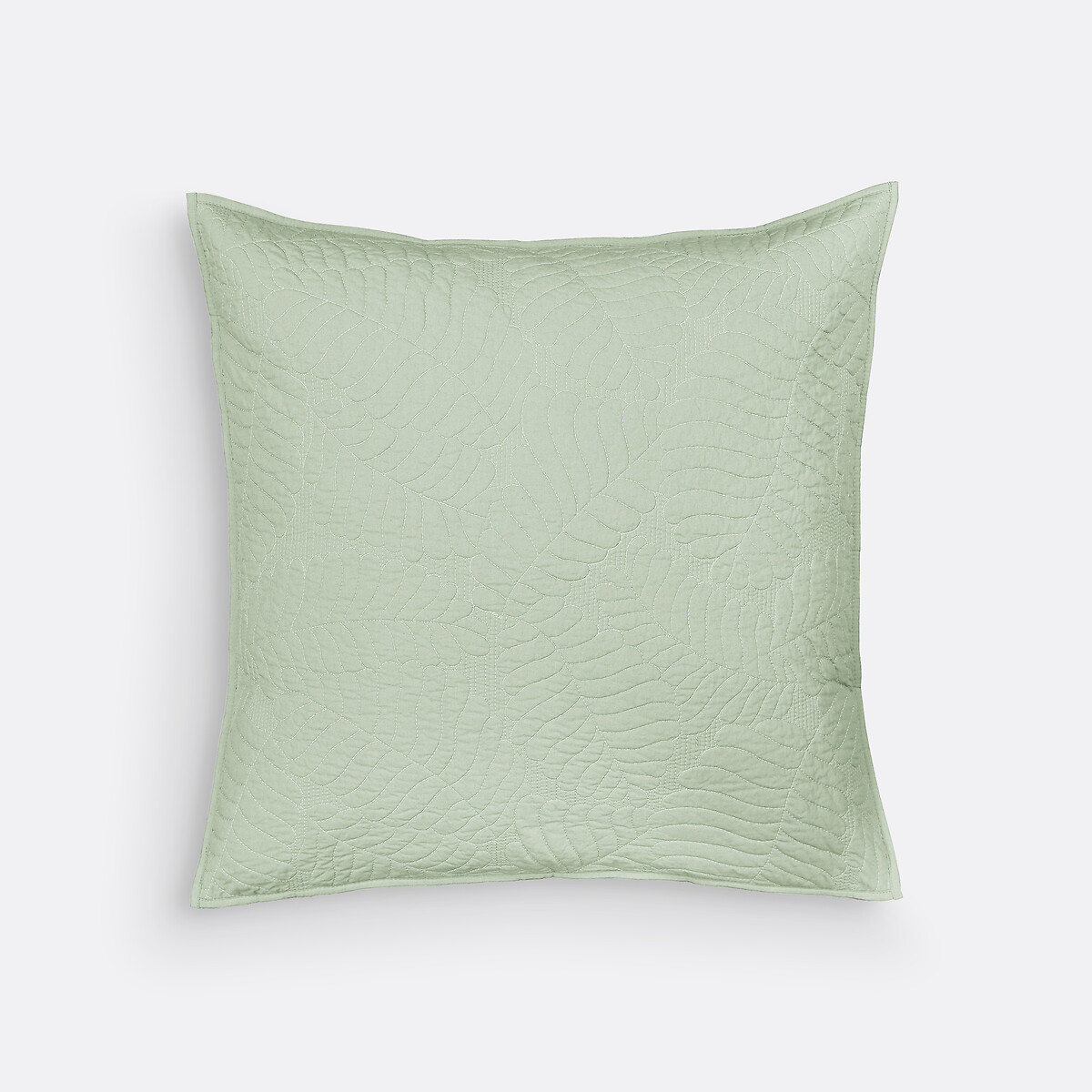 Housse de coussin percale coton, Tropical vert d'eau, LA REDOUTE INTERIEURS