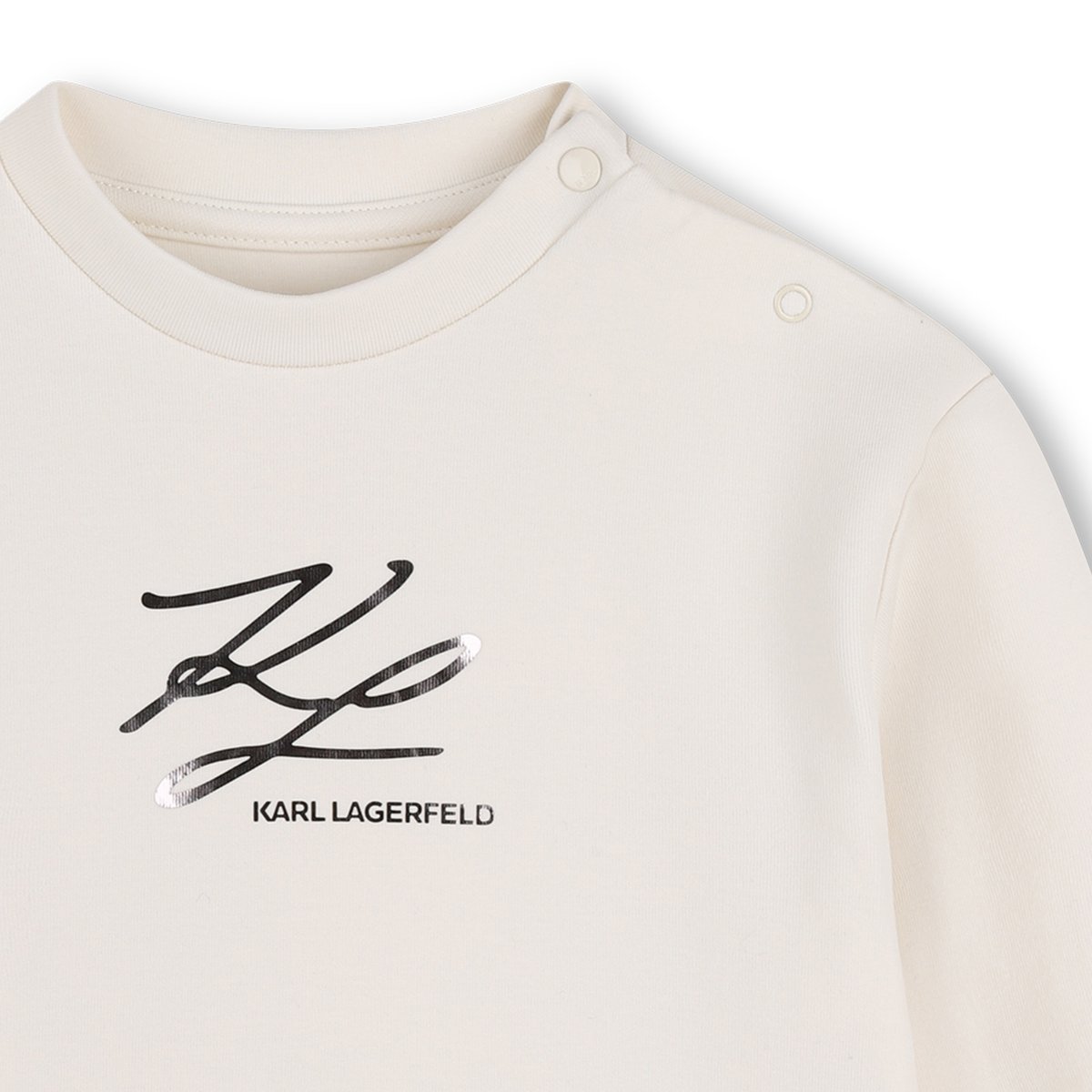 Robe manches longues creme, KARL LAGERFELD KIDS