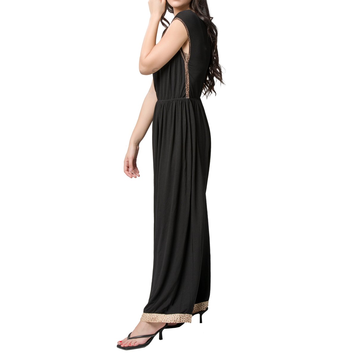 Robe longue estivale Savannah imprimé, LUNA SPLENDIDA