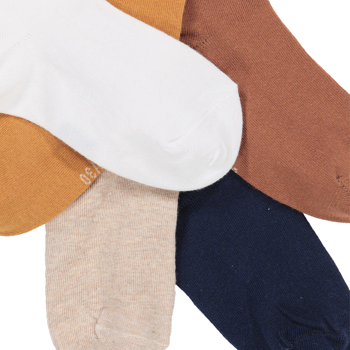 Confezione da 5 paia di collant multicolore, LA REDOUTE COLLECTIONS