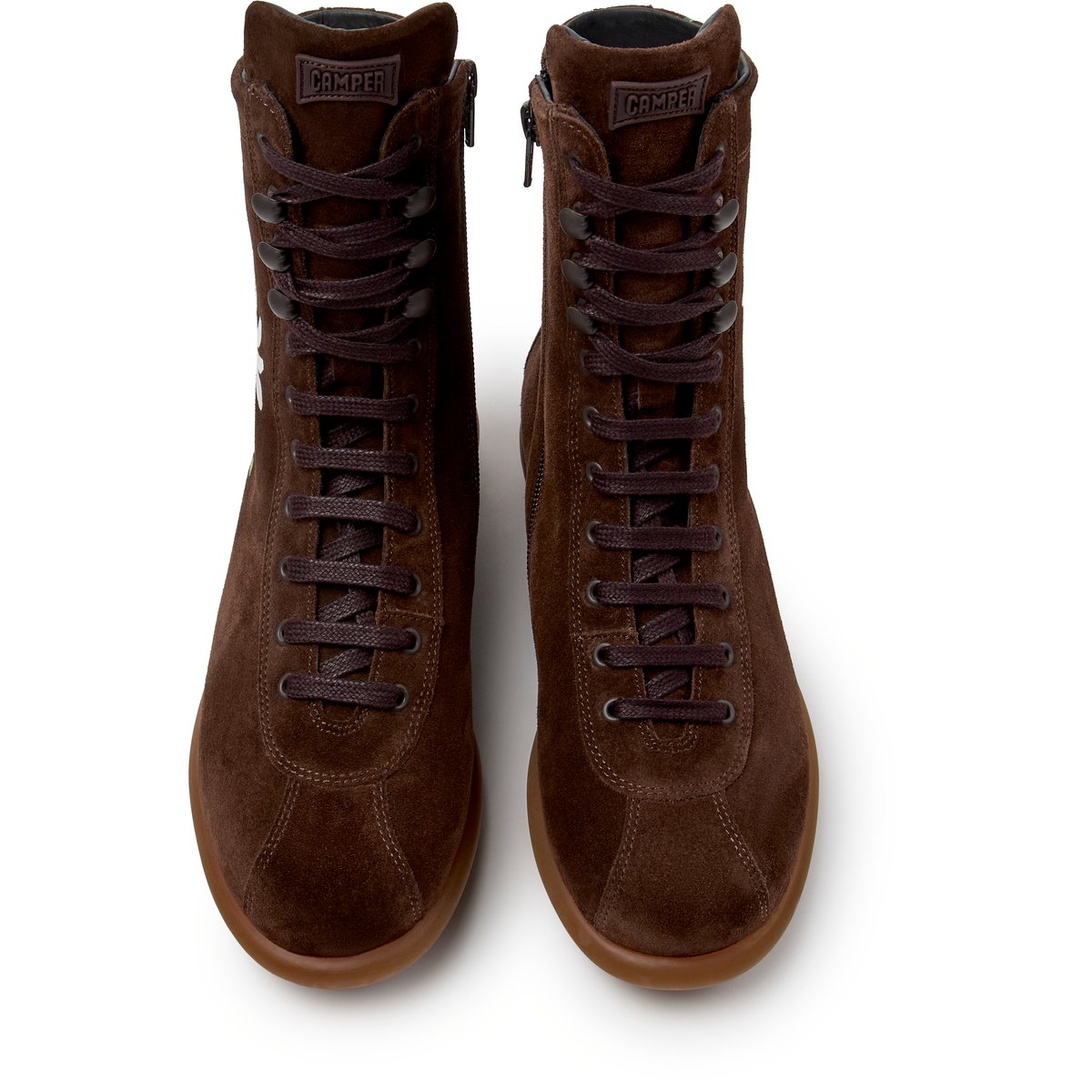 Bottines Pelotas Ariel Suede Leather brun fonc39, CAMPER