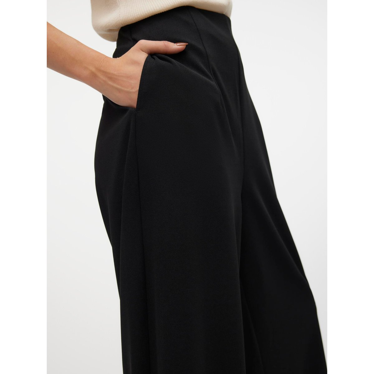 Pantalon À Jambe Large noire - black, VERO MODA