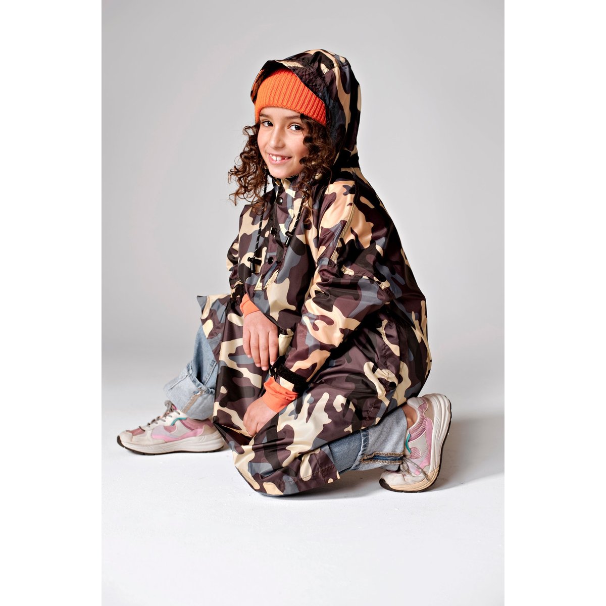 Poncho de pluie imperméable JUNGLE CAMO vert camouflage, RAINKISS