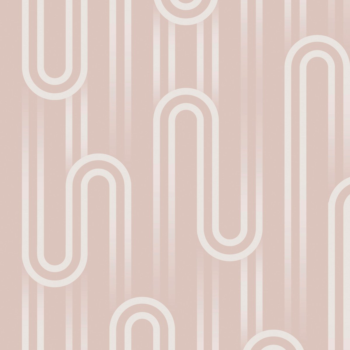 Papier peint Envy Ups & Downs terracotta, ENVY