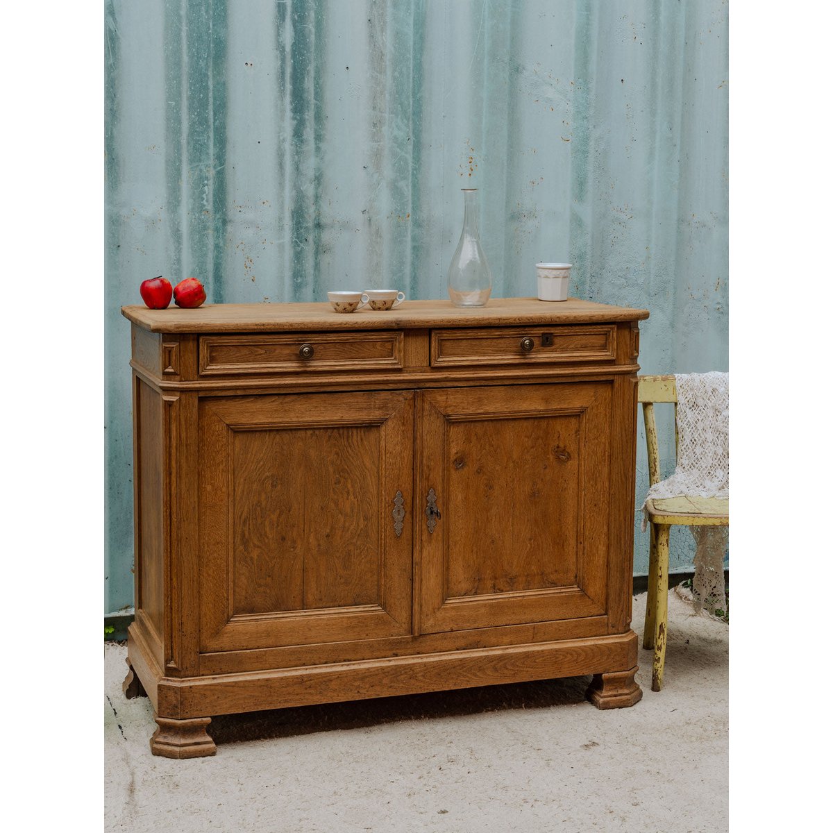 Buffet en bois Gilbert N°1528 - Bon état bois clair, DEBONGOUT